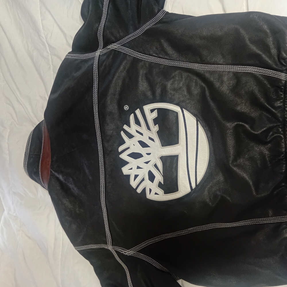 Timberland Black and White Bomber Jacket